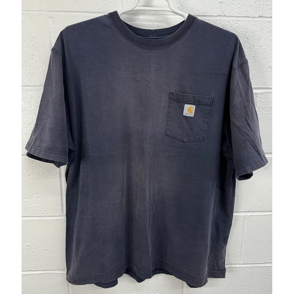 Carhartt T-Shirt Navy Loose Fit K87 Pocket Tee‎ / Men's 2XL